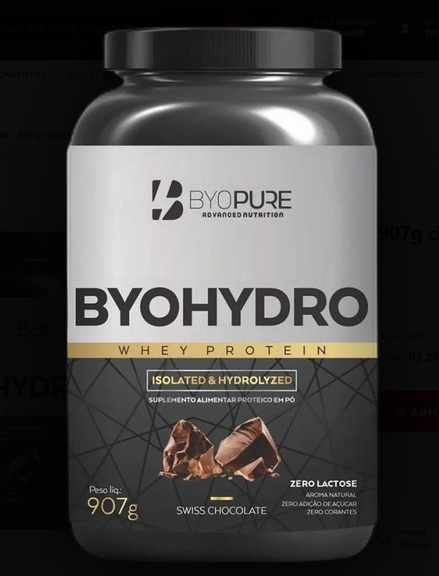 Whey Protein ByoHydro